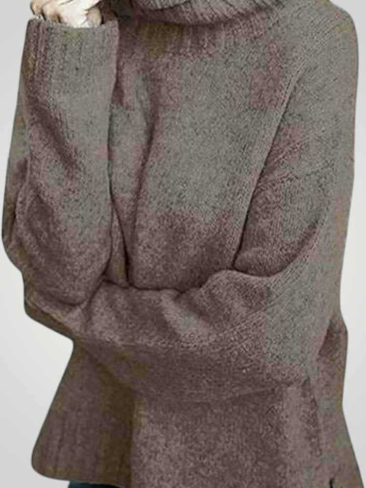 Ursina | Übergroßer Rollkragenpullover für Damen - Stilvoller Komfort