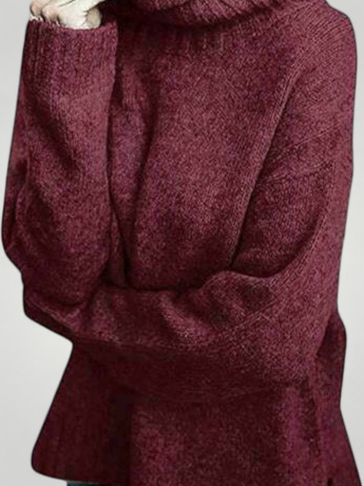 Ursina | Übergroßer Rollkragenpullover für Damen - Stilvoller Komfort