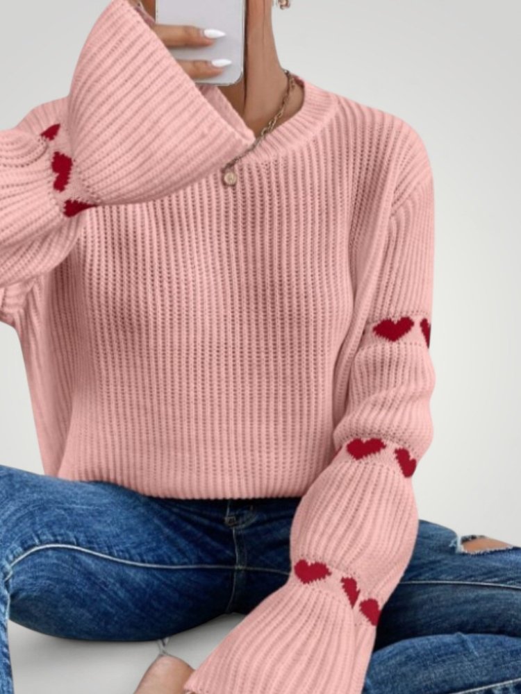 Wiltrud | Vielseitiger Eleganter Gerippter Pullover