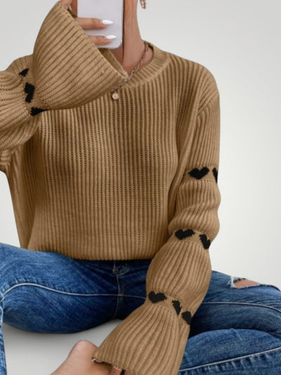 Wiltrud | Vielseitiger Eleganter Gerippter Pullover