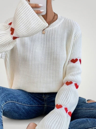 Wiltrud | Vielseitiger Eleganter Gerippter Pullover